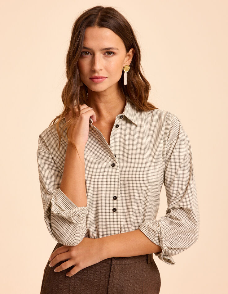 Overhemd lange mouwen ruitjesmotief I.Code-3