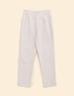 Pantalon de costume gris rayures tennis I.Code-8