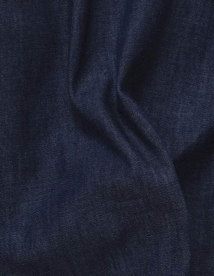 I.Code raw denim dress with patch pockets-7