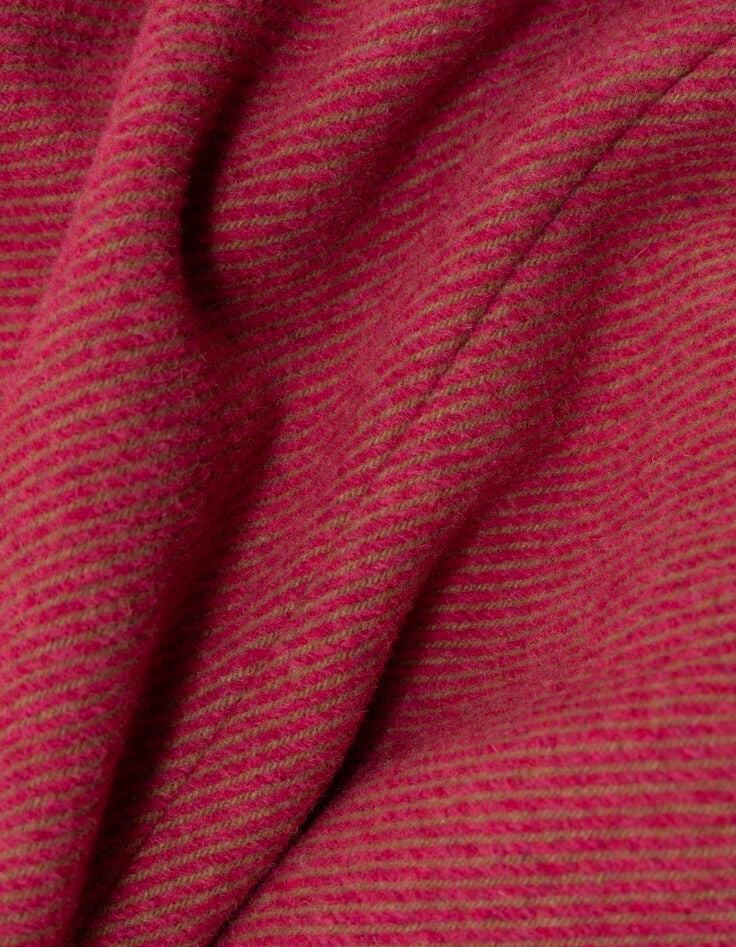 I.Code pink striped long coat-9 I.Code pink striped long coat-9