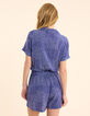 Mono estampado patchwork azul marino I.Code-4
