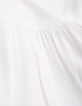 Ecru hemdblouse maxi geborduurde kraag I.Code-8