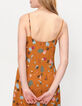 Robe longue mélèze imprimé ludique I.Code -3