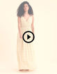 Robe longue imprimé fleuri I.Code-2