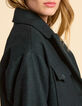 I.Code midnight green overcoat-5