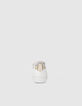 Witte sneakers met gouden velcro I.Code-3
