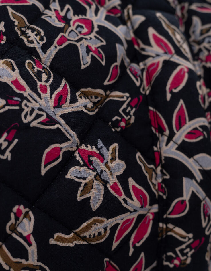 Sac bowling noir imprimé indien bohème I.Code-5
