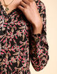Zwarte jurk Indiase bohemian print I.Code-5