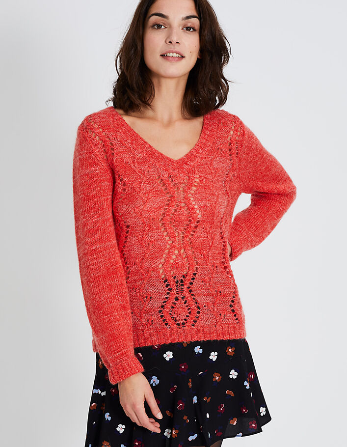 Roter Pullover I.Code - I.CODE
