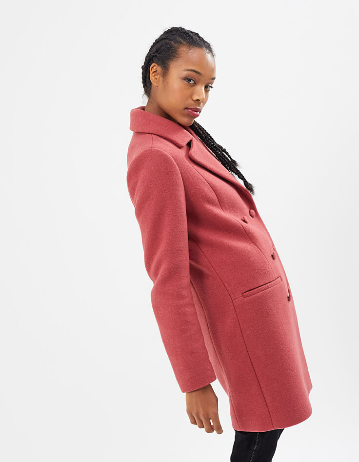 I.Code peony pea jacket-style coat-1