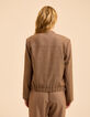 Cazadora beige bolsillos parche I.Code-4