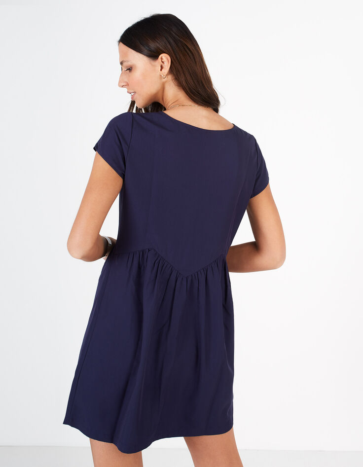 Robe marine avec découpes taille I.Code-3