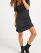 Robe noire maille jacquard pailletée silver I.Code-1