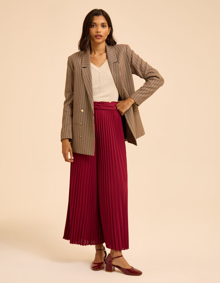 Gold lurex rib knit sweater I.Code-7