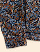 Blusa azul flores barrocas I.Code-4