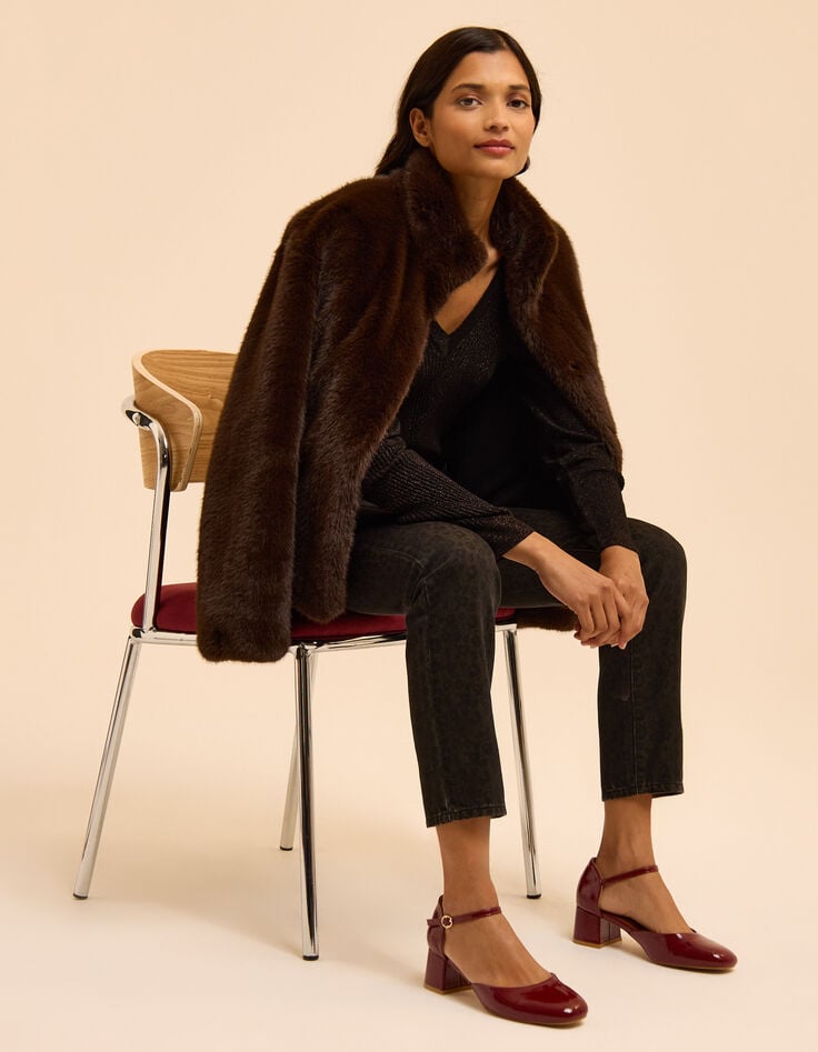 I.Code black lurex knit sweater with ribbing-6 I.Code black lurex knit sweater with ribbing-6