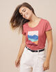 T-Shirt Blossom mit Landschaftsmotiv I.Code-2
