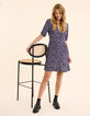Robe marine imprimé floral rock I.Code-1