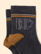 Camel, grey, pink socks I.Code-5