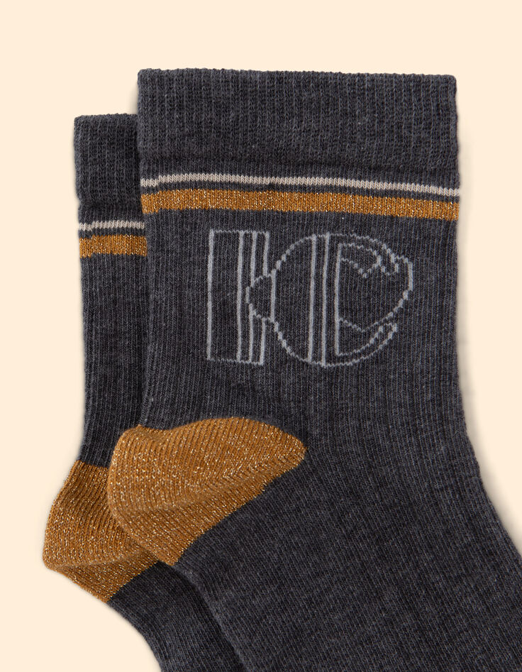 Camel, grey, pink socks I.Code-5 Camel, grey, pink socks I.Code-5