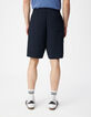 Herren DRY FAST marineblau Seersucker Bermudashorts-3