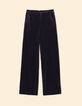 Pantalon de costume marron panne de velours I.Code-5