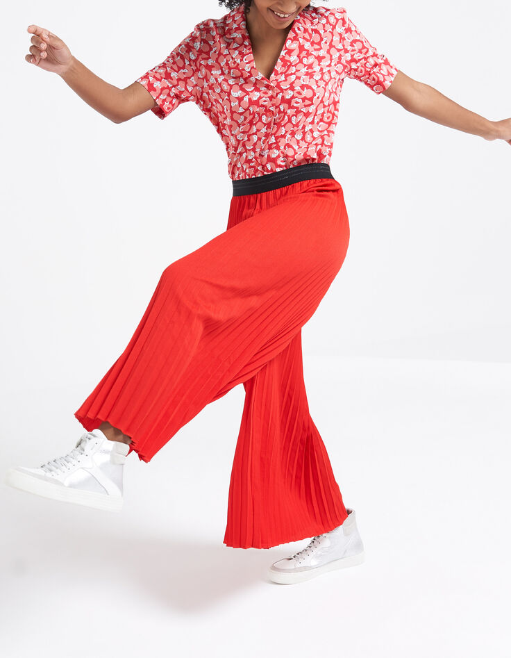 I.Code poppy pleated wide trousers-1 I.Code poppy pleated wide trousers-1