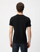 Schwarzes Herren-T-Shirt L&rsquo;Essentiel-3