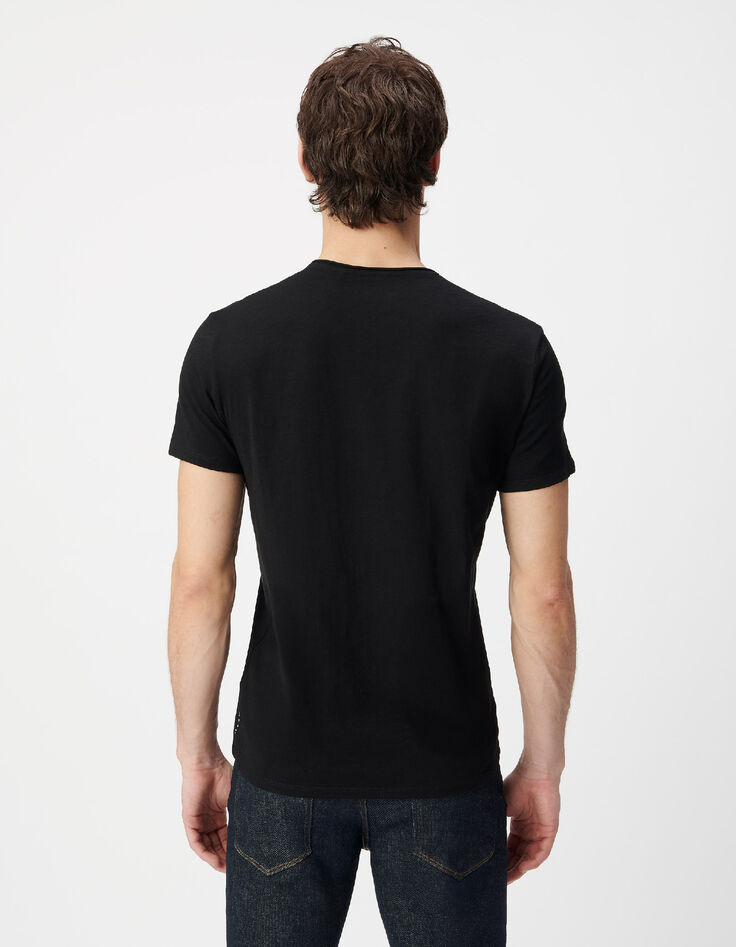 Schwarzes Herren-T-Shirt L&rsquo;Essentiel-3