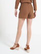 I.Code fawn iridescent shorts-3