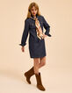 Robe en jean brut poches poitrine I.Code-7