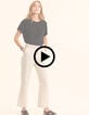 Tee-shirt manches courtes noir broderies plastron I.Code-6 Tee-shirt manches courtes noir broderies plastron I.Code-6