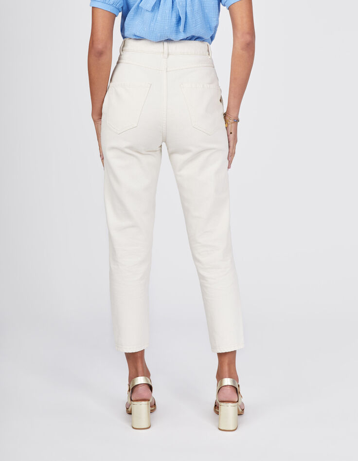 Cremewei&szlig;e Slouchy-Jeans I.Code-3