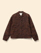 Blouson noir motif z&egrave;bre esprit teddy I.Code-6