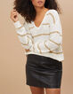 Jersey crudo rayas oro de punto I.Code-2