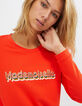 Sweat pavot marquage Mademoiselle I.Code-4