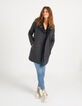 Manteau gris anthracite et noir esprit motard I.Code-6