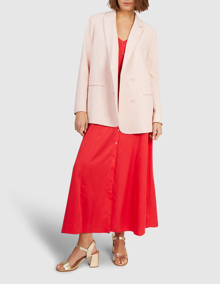 Manteau fresh pink lurex or I.Code-3