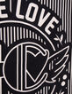 Foulard carré noir rayé écru I.Code-2