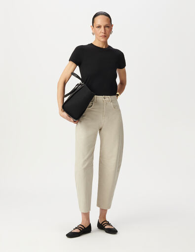 Beige Gabrielle Balloon-Jeans f&uuml;r Damen - IKKS