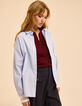 I.Code blue long-sleeved shirt with ribbed trim-1