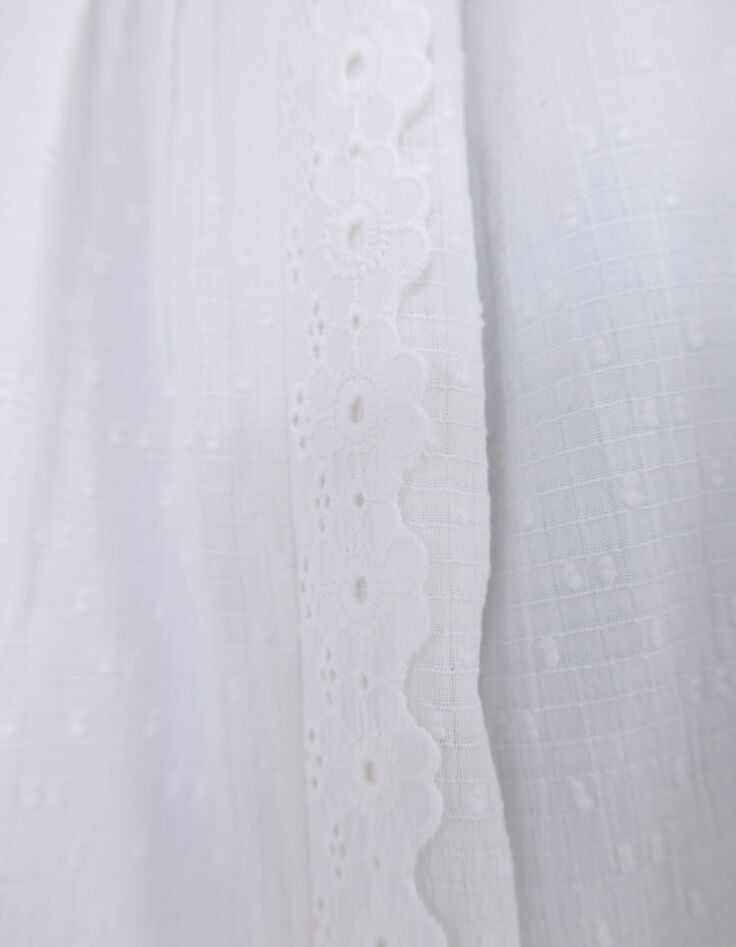 Witte hemdblouse frontje plooien en broderie anglaise-7
