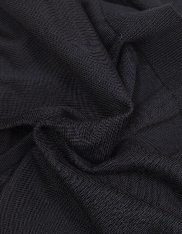 Pull noir tricot fin I.Code-9