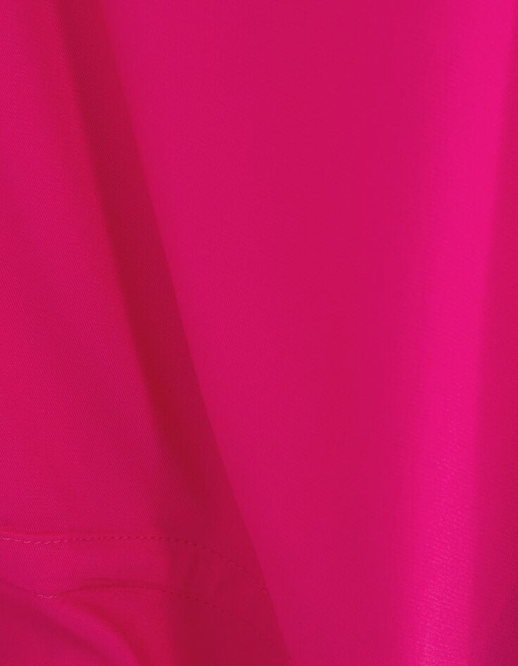 Magentarte Bluse mit Zipfelsaum i.Code-4