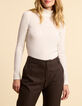 Schwarzes T-Shirt mit Kaminkragen I.Code-2