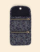 Clutch estampado floral micro leo morado I.Code-3