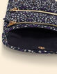 Clutch estampado floral micro leo morado I.Code-5