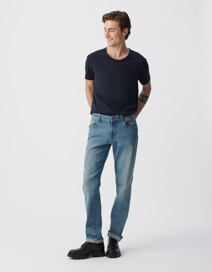 Marineblaues Herren-T-Shirt L'Essentiel-3
