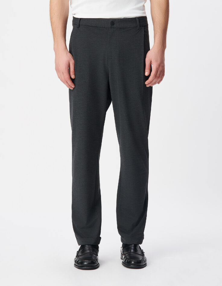 ULTRA MOBILITY Herren Anzughose aus grauem Mesh-2