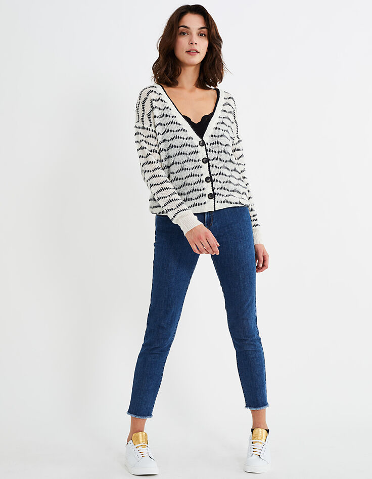 Cardigan ray&eacute; I.Code-6